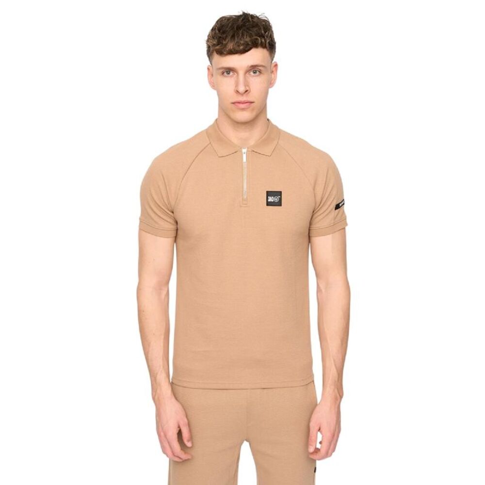 Duck and Cover Mens Topfield Polo Shirt / Sand